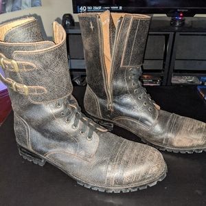 Newstylish Leather Motorcycle Boots